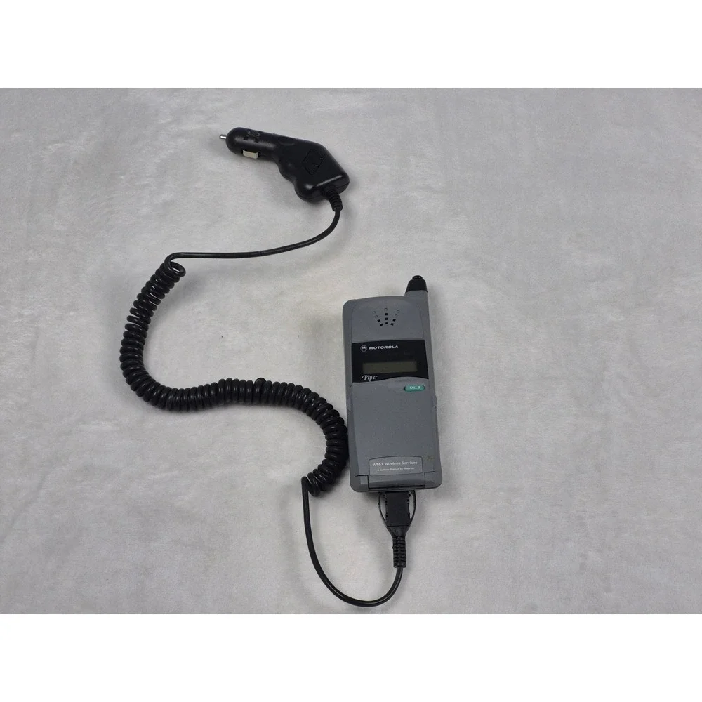 Motorola Piper Grey Flip Car Phone Vintage Retro Cellular Mobile 2189